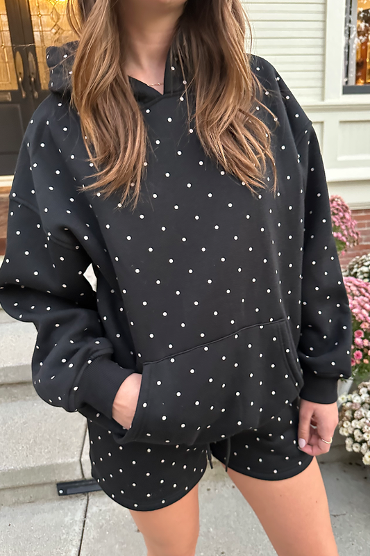 Swiss Dot Hoodie